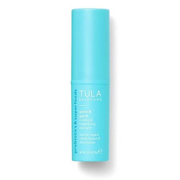 New TULA Skin Care Eye Balm Glow & Get It - Dark Circle Treatment 0.35 oz - Picture 1 of 5